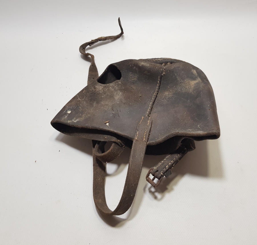 OSMANLI DÖNEMİ ÇOK NADİR DERİ CELLAT MASKESİ