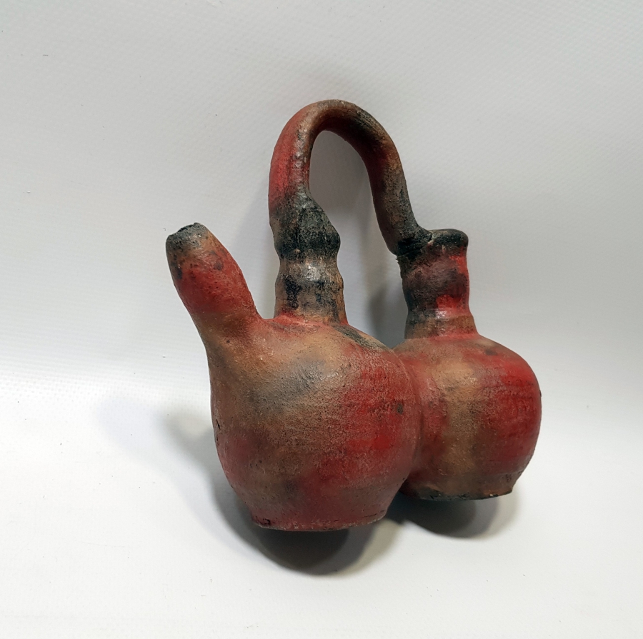 OSMANLI DÖNEMİ NADİR FORMDA SİLLE İŞİ SÜNNETSİZ ÇİFTE ŞERBETLİK