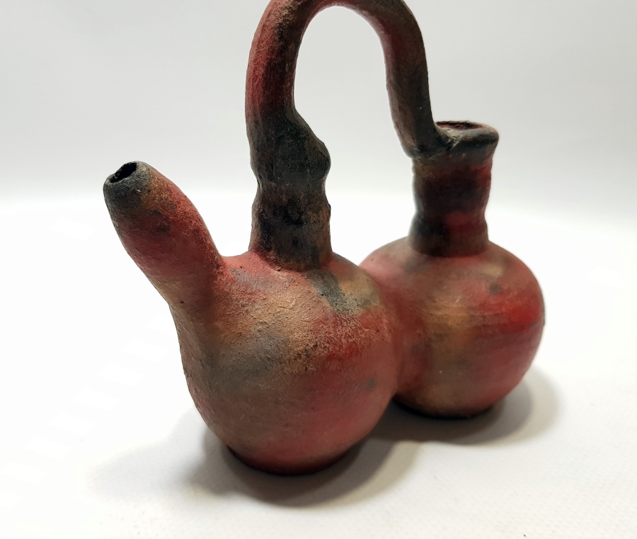 OSMANLI DÖNEMİ NADİR FORMDA SİLLE İŞİ SÜNNETSİZ ÇİFTE ŞERBETLİK