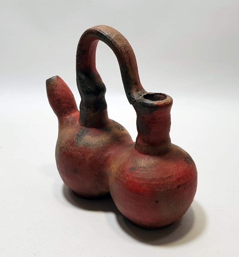 OSMANLI DÖNEMİ NADİR FORMDA SİLLE İŞİ SÜNNETSİZ ÇİFTE ŞERBETLİK