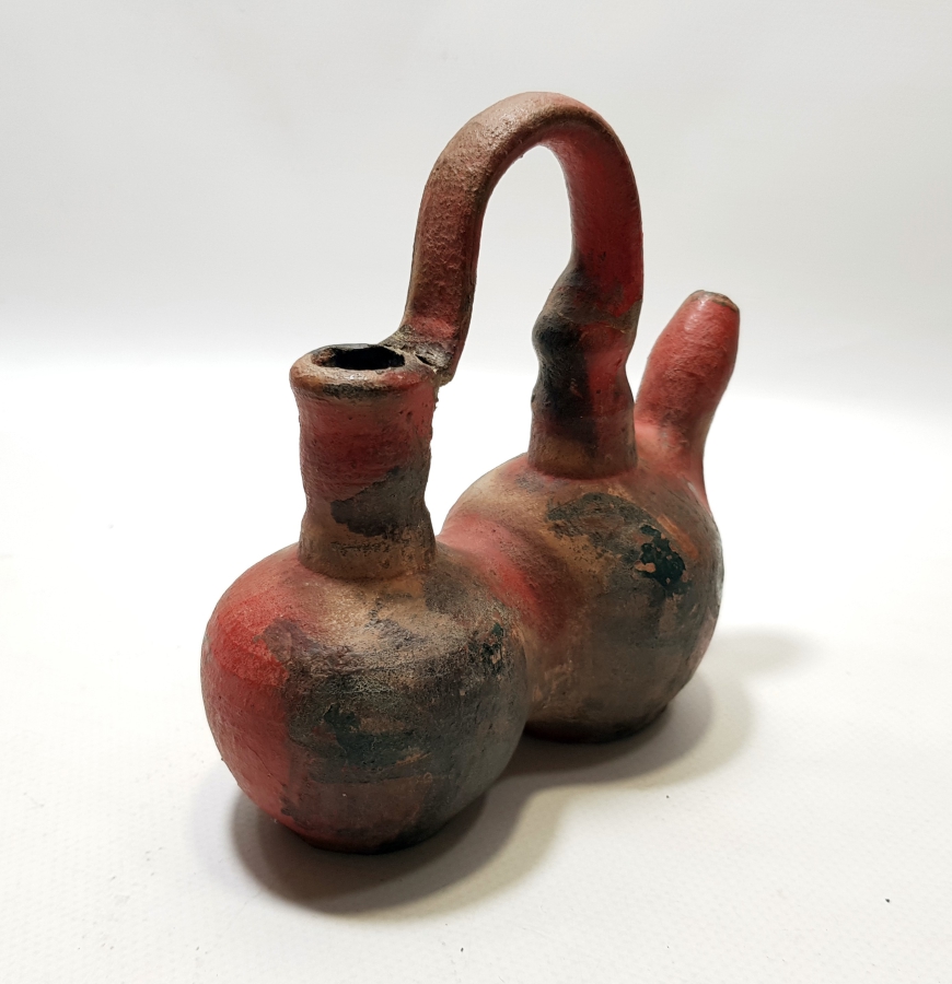 OSMANLI DÖNEMİ NADİR FORMDA SİLLE İŞİ SÜNNETSİZ ÇİFTE ŞERBETLİK