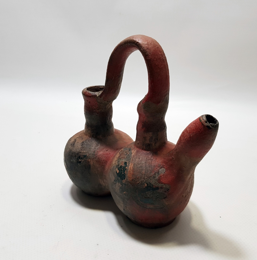 OSMANLI DÖNEMİ NADİR FORMDA SİLLE İŞİ SÜNNETSİZ ÇİFTE ŞERBETLİK