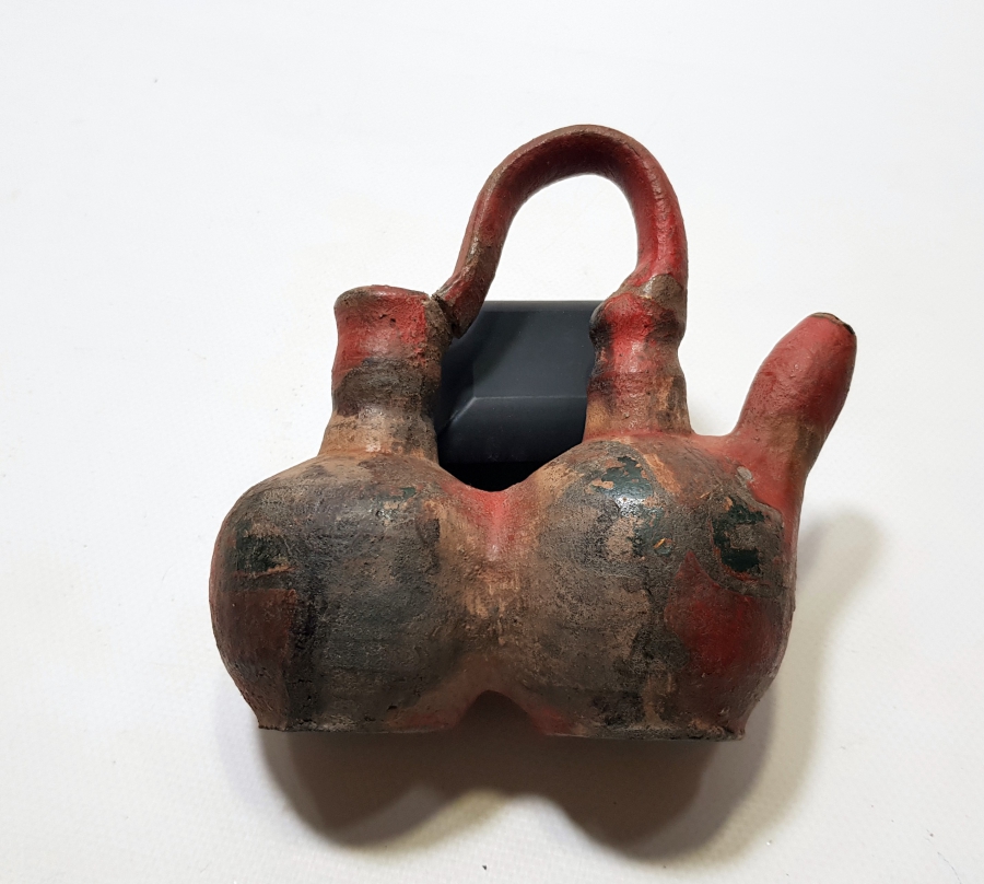 OSMANLI DÖNEMİ NADİR FORMDA SİLLE İŞİ SÜNNETSİZ ÇİFTE ŞERBETLİK