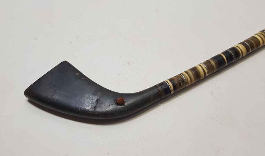 OSMANLI DÖNEMİ BOYNUZ VE KEMİKTEN MAMUL NADİR FORMDA DAVULCU TOKMAĞI