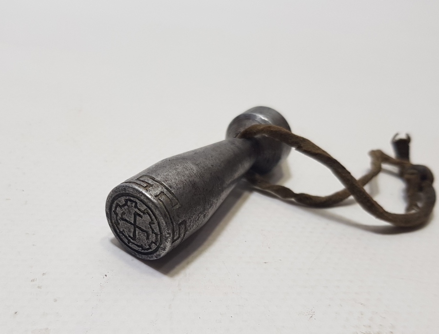 ÇOK NADİR EL KAZIMA 2. DÜNYA SAVAŞI DÖNEMİ NAZİ KAPALI ZARF MÜHRÜ