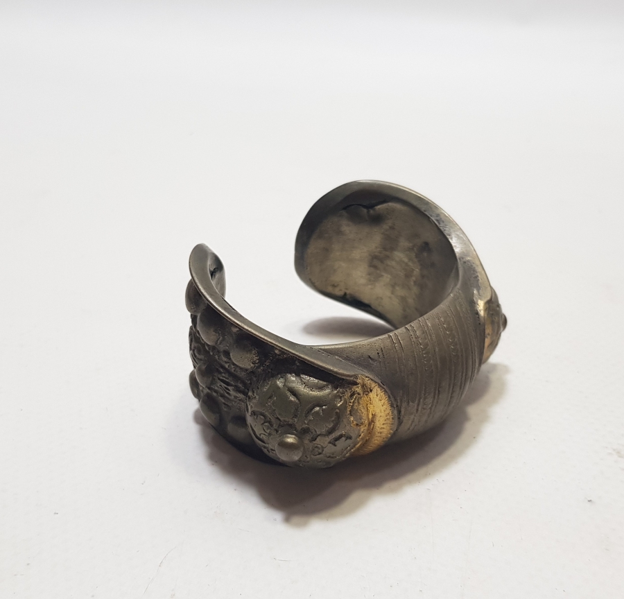 OSMANLI DÖNEMİ KABARTMA İŞÇİLİKLİ ÇOK NADİR TOMBAK PAZUBENT