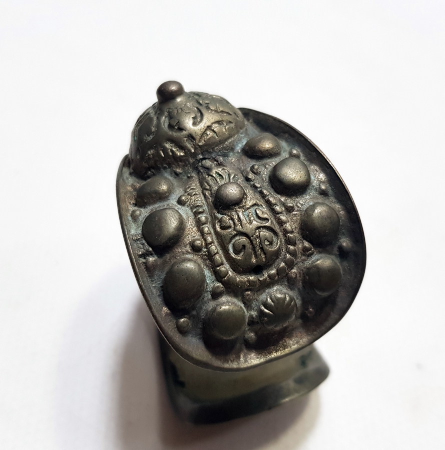 OSMANLI DÖNEMİ KABARTMA İŞÇİLİKLİ ÇOK NADİR TOMBAK PAZUBENT