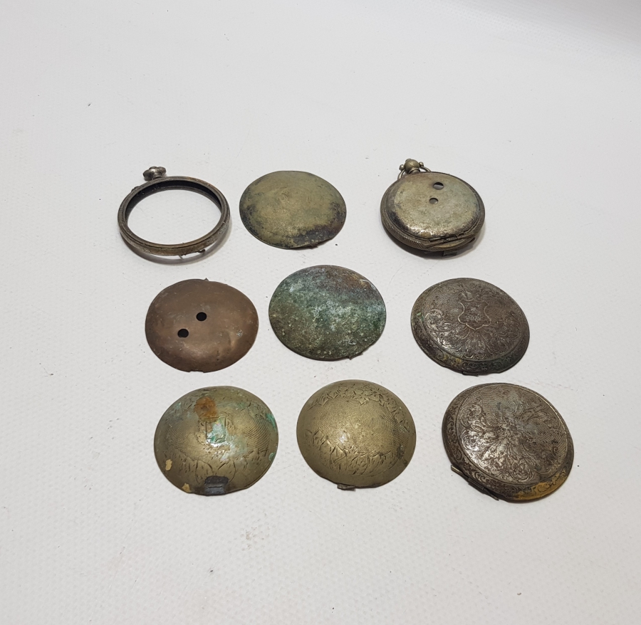 OSMANLI DÖNEMİ CEP SAATİ KASA PARÇALARI