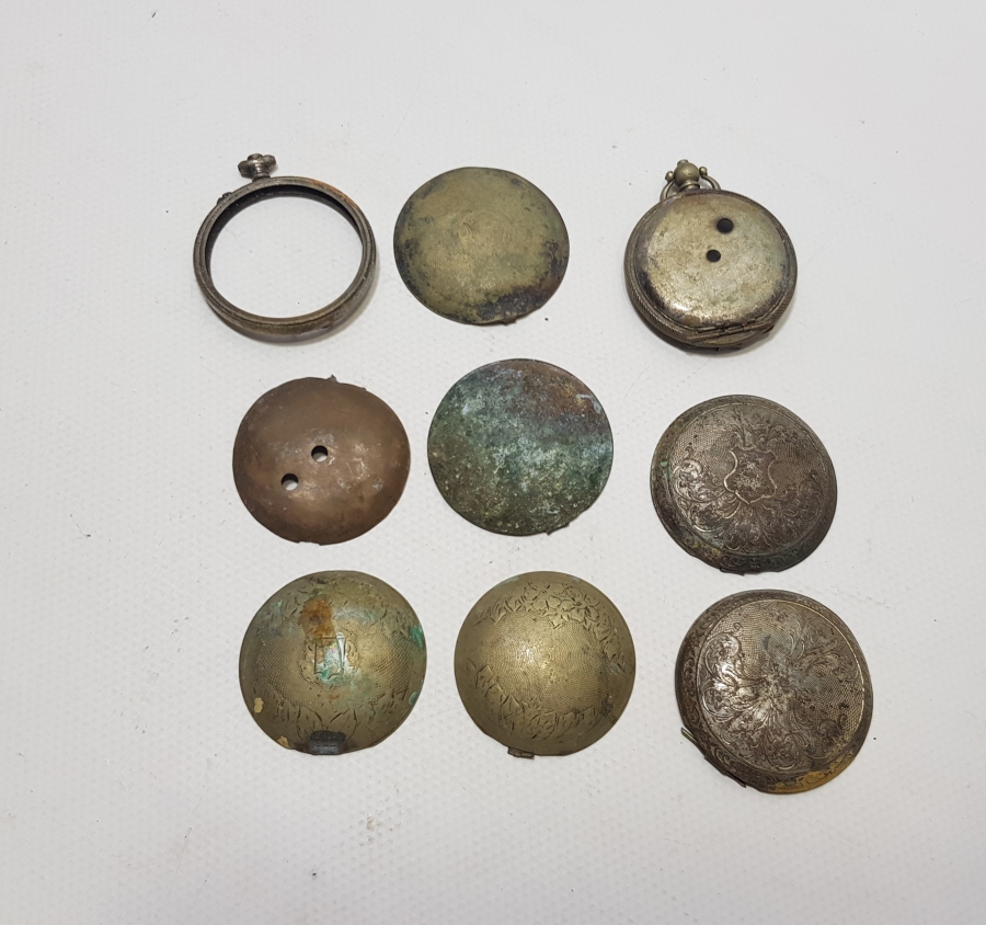 OSMANLI DÖNEMİ CEP SAATİ KASA PARÇALARI