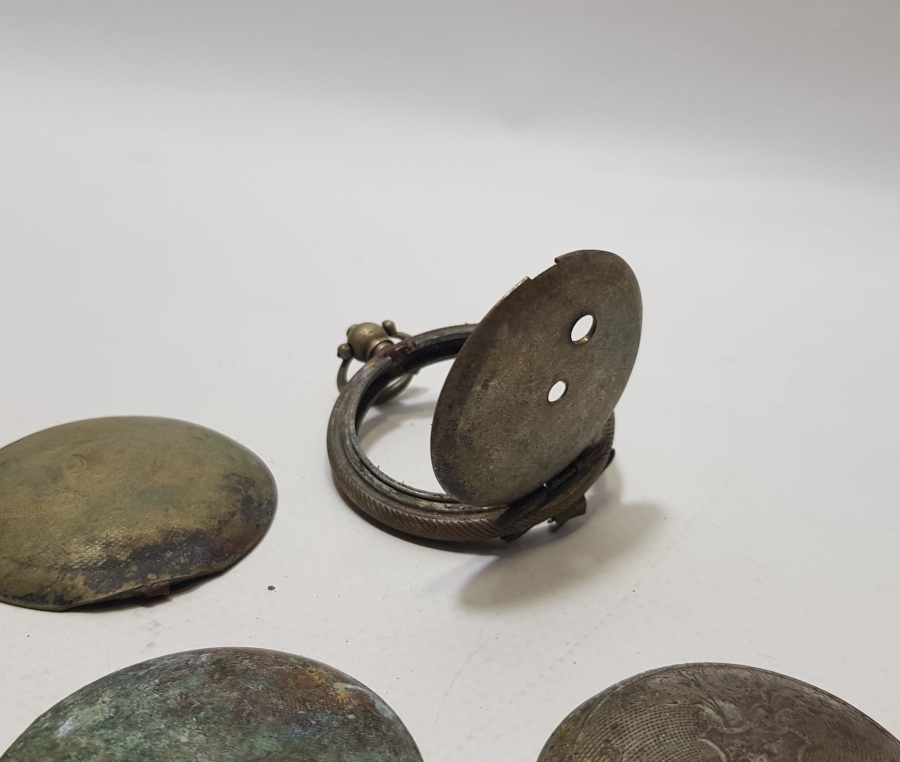 OSMANLI DÖNEMİ CEP SAATİ KASA PARÇALARI