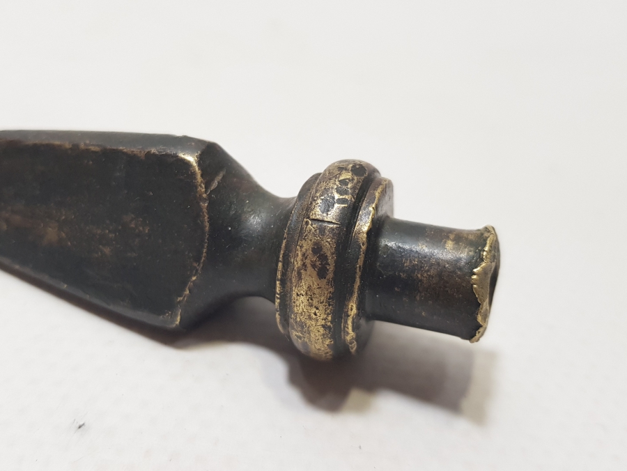 OSMANLI DÖNEMİ BRONZ TUĞ BAŞI - ALEM BAŞI