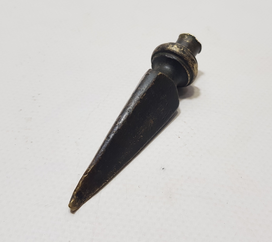 OSMANLI DÖNEMİ BRONZ TUĞ BAŞI - ALEM BAŞI