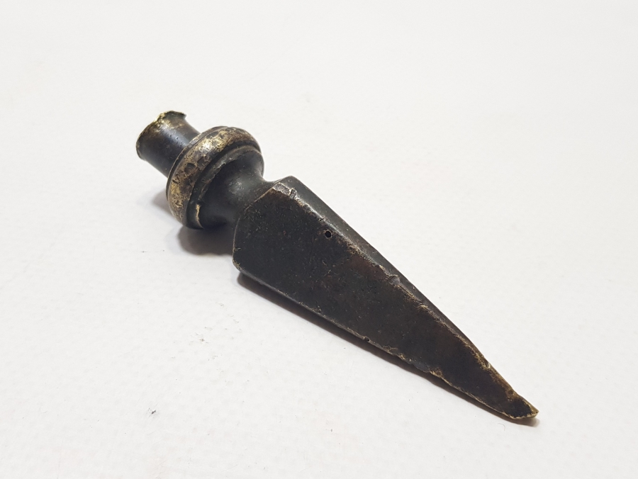 OSMANLI DÖNEMİ BRONZ TUĞ BAŞI - ALEM BAŞI