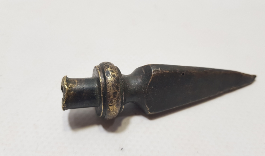 OSMANLI DÖNEMİ BRONZ TUĞ BAŞI - ALEM BAŞI