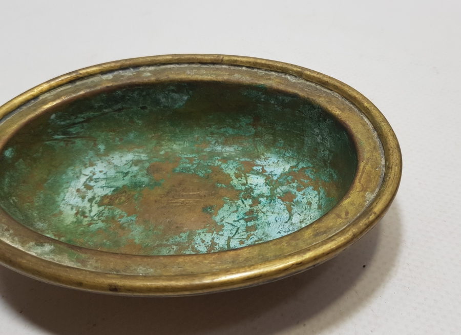 OSMANLI DÖNEMİ SÜLEYMANİYE DAMGALI ÇOK NADİR BERBER SABUNLUĞU