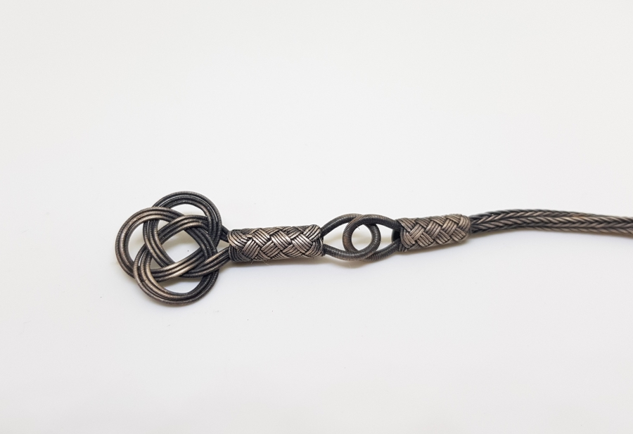 ÖZEL YAPIM SAF GÜMÜŞ KAZAZ TESPİH PÜSKÜLÜ