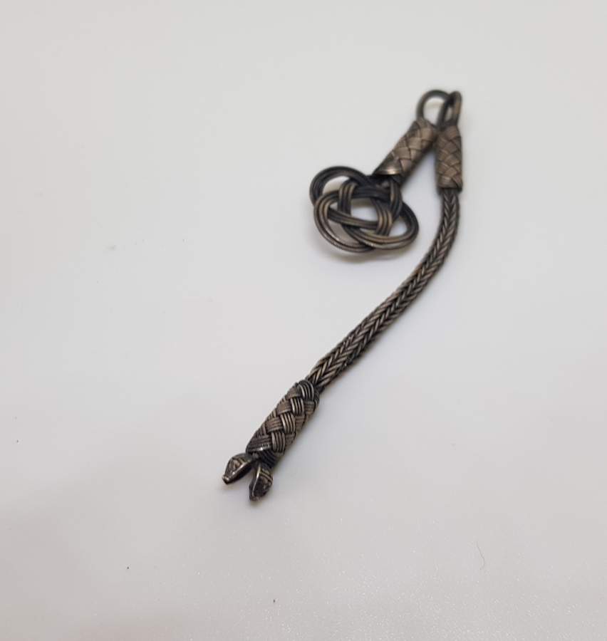 ÖZEL YAPIM SAF GÜMÜŞ KAZAZ TESPİH PÜSKÜLÜ