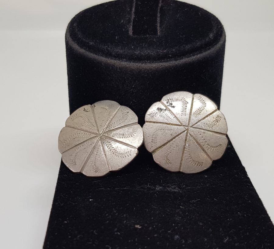 ÜZERİ KALEM İŞÇİLİKLİ OSMANLI DÖNEMİ ERMENİ USTA YAPIMI VAR ÇİFT DÜĞME