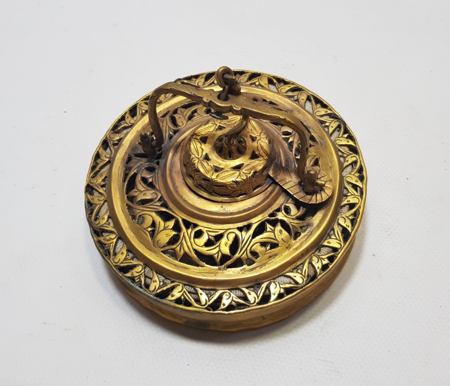 OSMANLI DÖNEMİ KALEM VE TESTERE İŞÇİLİKLİ ÇOK NADİR ALTIN VERMEYLİ SÜLEYMANİYE FENER