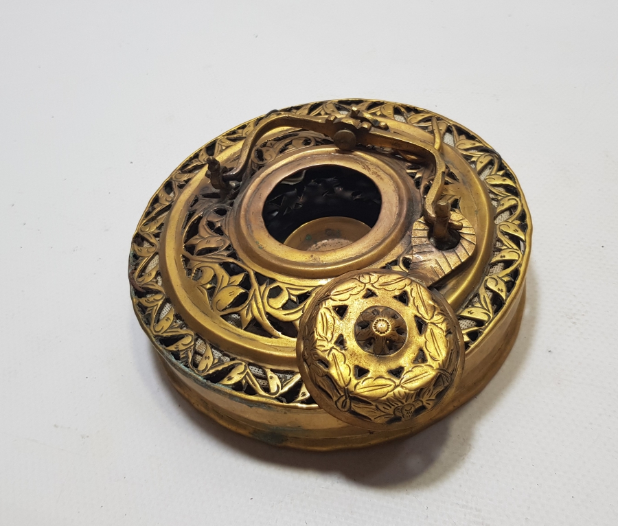 OSMANLI DÖNEMİ KALEM VE TESTERE İŞÇİLİKLİ ÇOK NADİR ALTIN VERMEYLİ SÜLEYMANİYE FENER