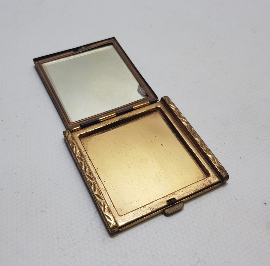 ALTIN VE GÜMÜŞ EZME İŞÇİLİKLİ 1900 BAŞLARI ÇOK NADİR UZAKDOĞU PUDRİYER - PUDRALIK