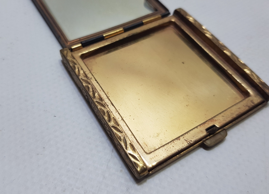 ALTIN VE GÜMÜŞ EZME İŞÇİLİKLİ 1900 BAŞLARI ÇOK NADİR UZAKDOĞU PUDRİYER - PUDRALIK