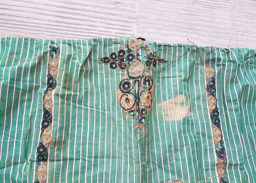 GÜMÜŞ VE SIRMA VE İPEK İBRİŞİMLİ OSMANLI DÖNEMİ ŞALVAR