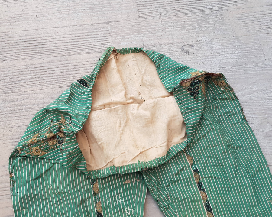 GÜMÜŞ VE SIRMA VE İPEK İBRİŞİMLİ OSMANLI DÖNEMİ ŞALVAR