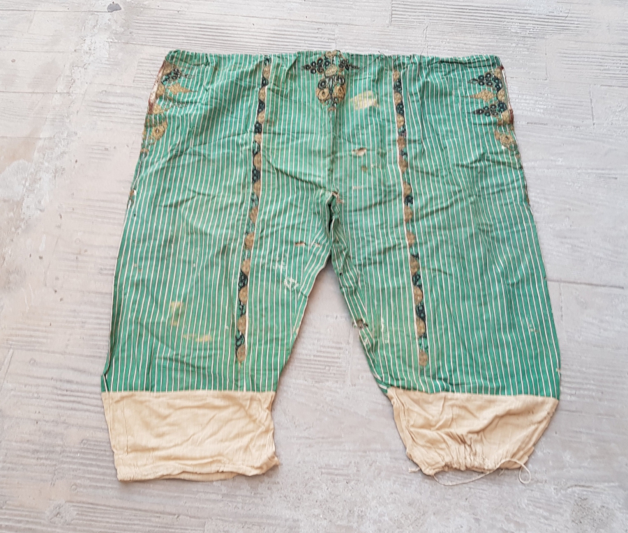 GÜMÜŞ VE SIRMA VE İPEK İBRİŞİMLİ OSMANLI DÖNEMİ ŞALVAR