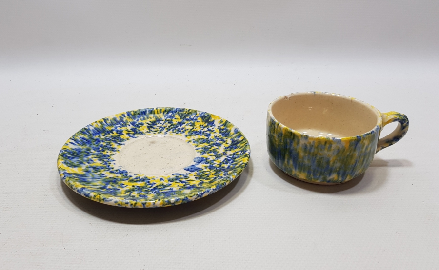 RENK CÜMBÜŞÜ ÖZEL YAPIM KÜTAHYA İŞİ EL BOYAMA ANTİKA FİNCAN