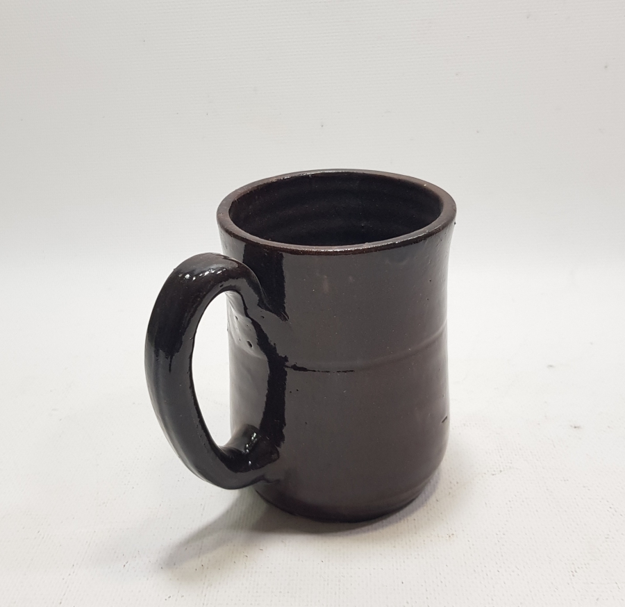 KÜTAHYA İŞİ ÜZERİ SIRLI ANTİKA DALDIRMA - KUPA