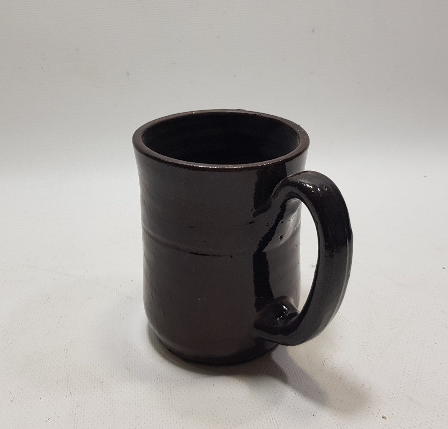 KÜTAHYA İŞİ ÜZERİ SIRLI ANTİKA DALDIRMA - KUPA