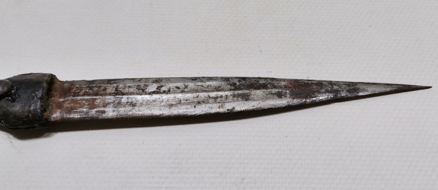 ÜZERİ BALIKLI VE AY YILDIZLI OSMANLI DÖNEMİ ÇERKES KAMASI