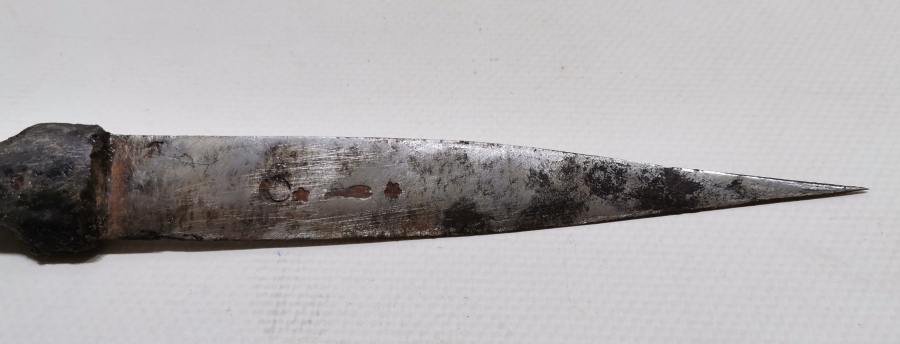 ÜZERİ BALIKLI VE AY YILDIZLI OSMANLI DÖNEMİ ÇERKES KAMASI