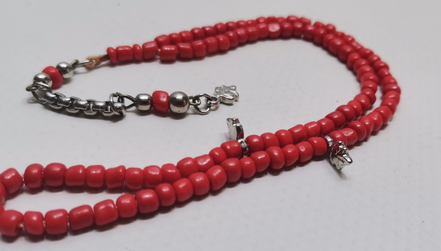 MERCAN TAŞINDAN MAMUL ANTİKA NAMAZ TESPİHİ