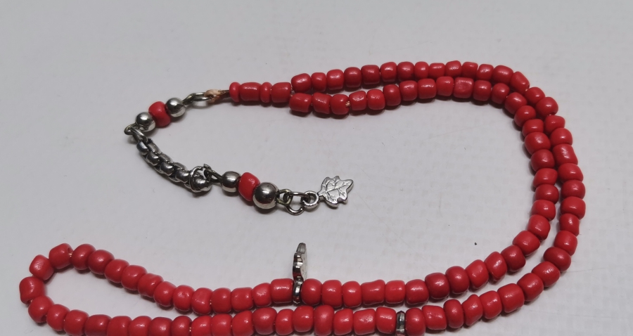 MERCAN TAŞINDAN MAMUL ANTİKA NAMAZ TESPİHİ