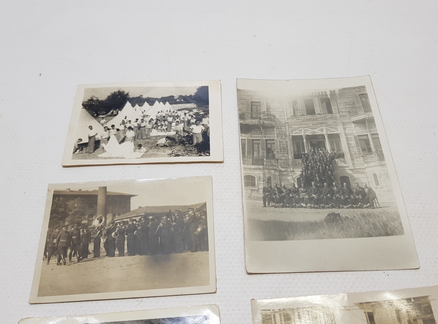 ARKALARI OSMANLICA YAZILI NADİR ASKERİ FOTOĞRAFLAR LOTU