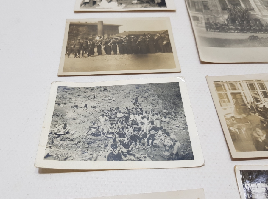 ARKALARI OSMANLICA YAZILI NADİR ASKERİ FOTOĞRAFLAR LOTU