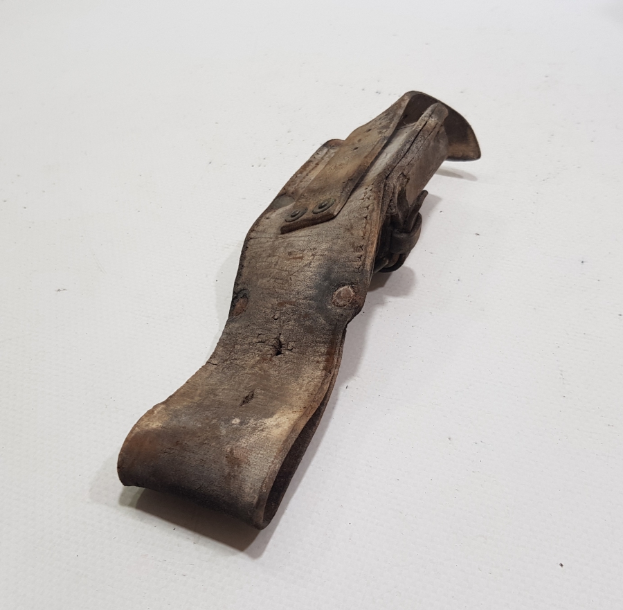 1. DÜNYA SAVAŞI DÖNEMİ DERİDEN MAMUL ÇOK NADİR DERİ TOPÇU MEÇİ ASKISI