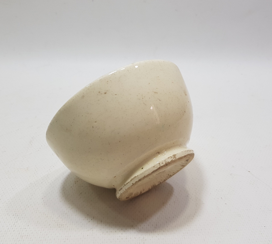 ÜZERİ SIRLI OSMANLI DÖNEMİ PORSELEN ÇORBA KASESİ