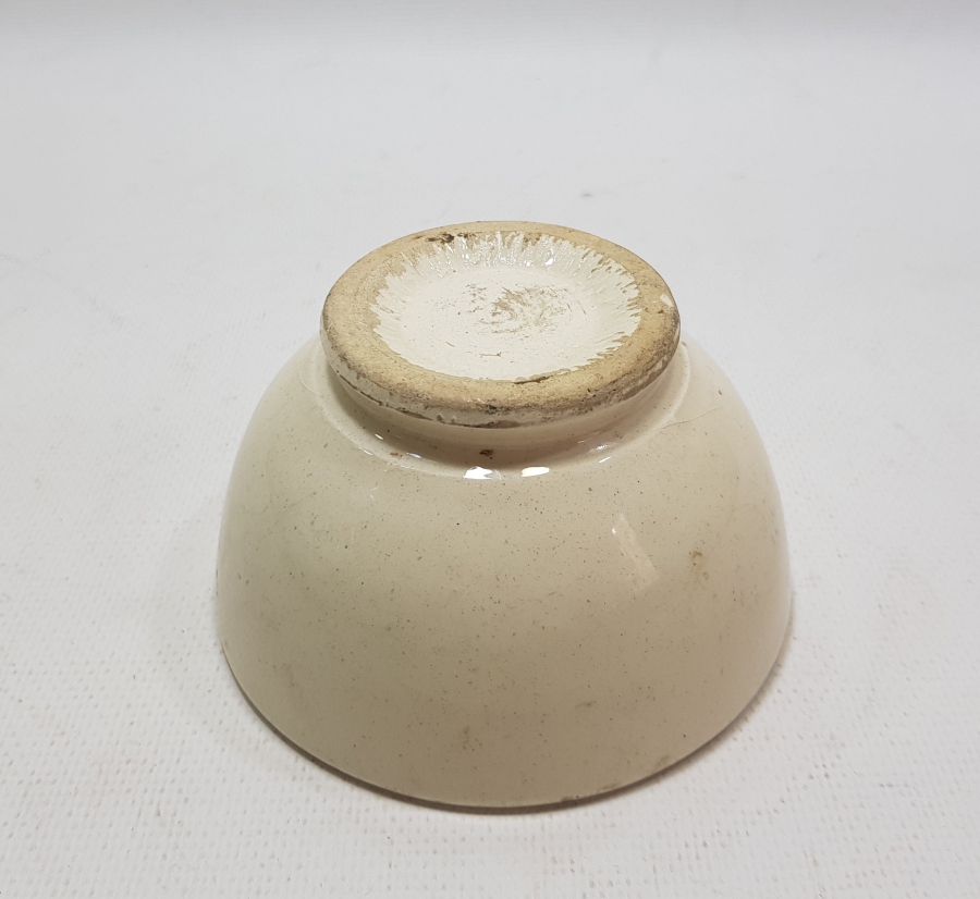 ÜZERİ SIRLI OSMANLI DÖNEMİ PORSELEN ÇORBA KASESİ