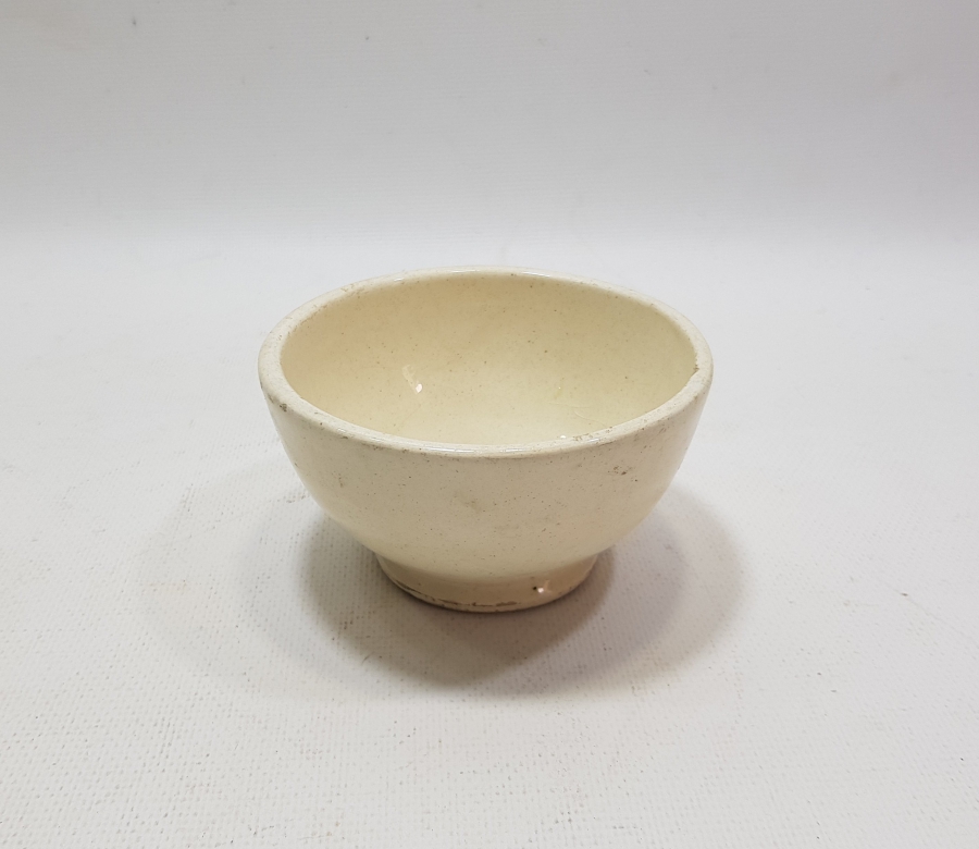 ÜZERİ SIRLI OSMANLI DÖNEMİ PORSELEN ÇORBA KASESİ