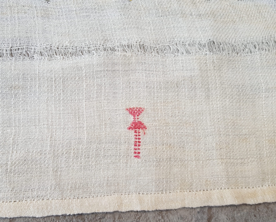 OSMANLI DÖNEMİ SIRMALI BURSA İŞİ NADİR MİNARELİ HAVLU