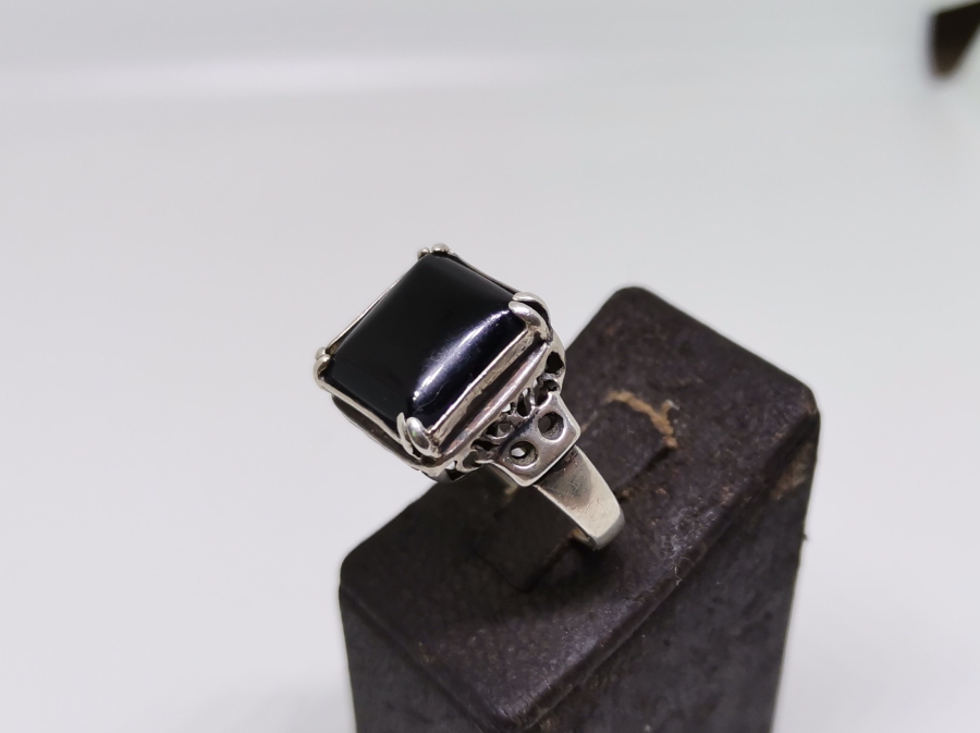 RUS YAPIMI ANTİKA GÜMÜŞ YÜZÜK