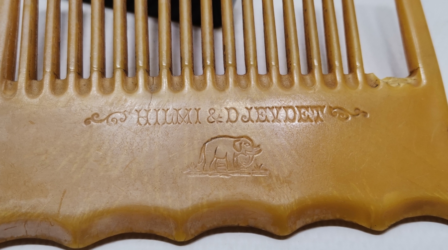 OSMANLI DÖNEMİ OSMANLICA VE FRANSIZCA YAZILI ÇOK NADİR GALANİT TARAK