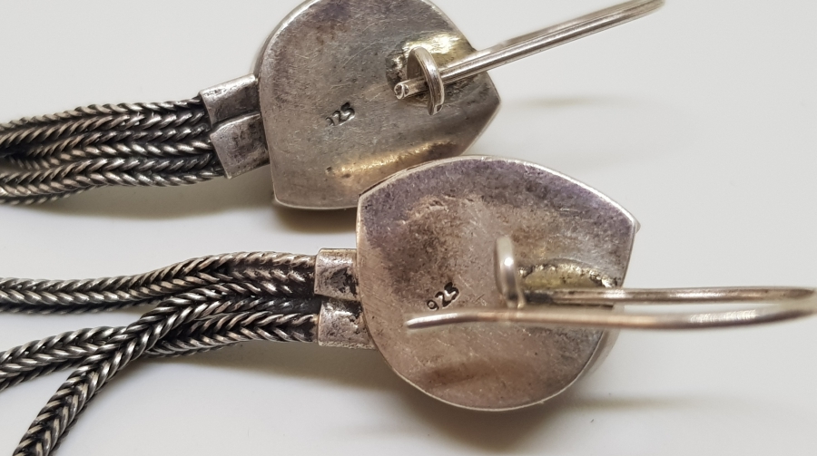 VAN İŞİ ÖZEL YAPIM GÜMÜŞ KÜPE