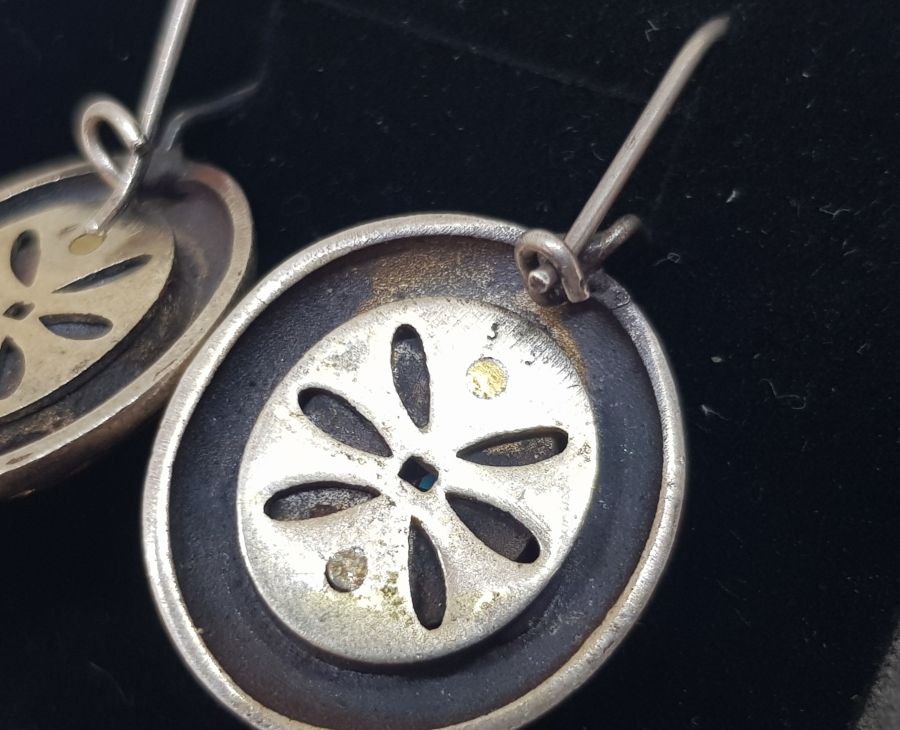 MARGAZİT TAŞLI ÖZEL YAPIM GÜMÜŞ KÜPE