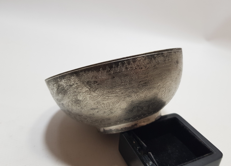 OSMANLI DÖNEMİ ÇİNTEMANİ İŞÇİLİKLİ HİCAZ İŞİ ŞİFA TASI