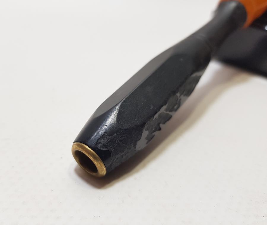 OSMANLI DÖNEMİ SIKMA KEHRİBAR EMZİKLİ AĞA İŞİ SİGARA AĞIZLIĞI