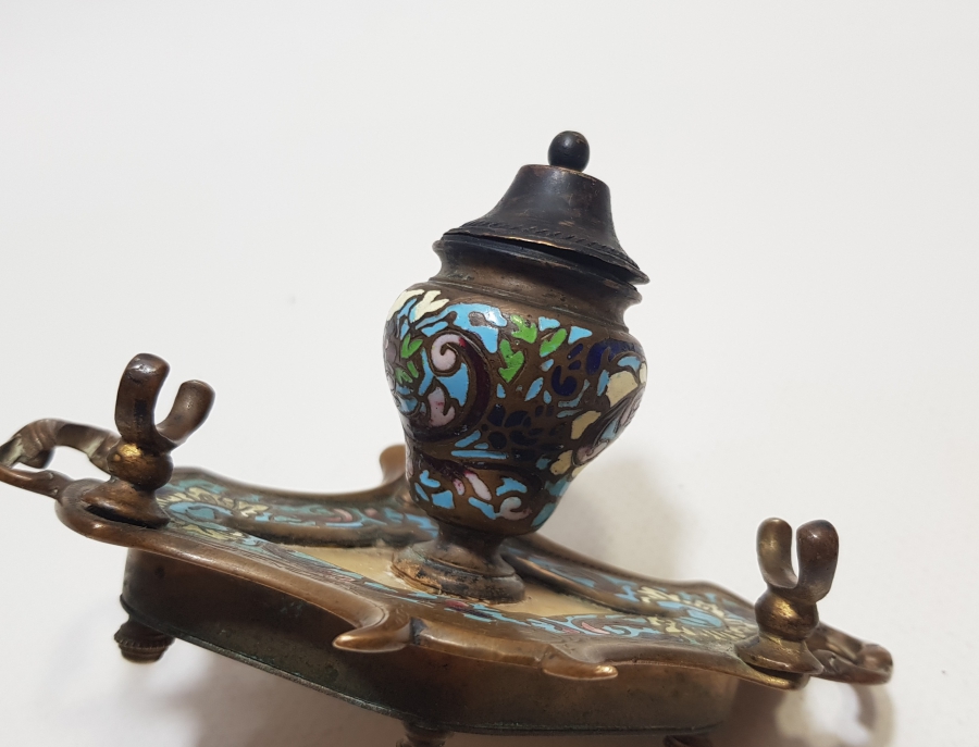 ÜZERİ MİNE İŞÇİLİKLİ OSMANLI DÖNEMİ MASA ÜSTÜ YAZI TAKIMI